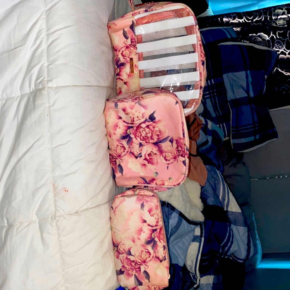 3 pcs makeup bags by Sophia joy